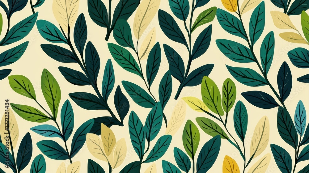 Background pattern leaf concept. Elegant Spring Leaf Pattern Showcasing Vibrant and Lush Green Foliage Background pattern leaf concept. Elegant Spring Leaf Pattern Showcasing Vibrant and Lush Green Foliage