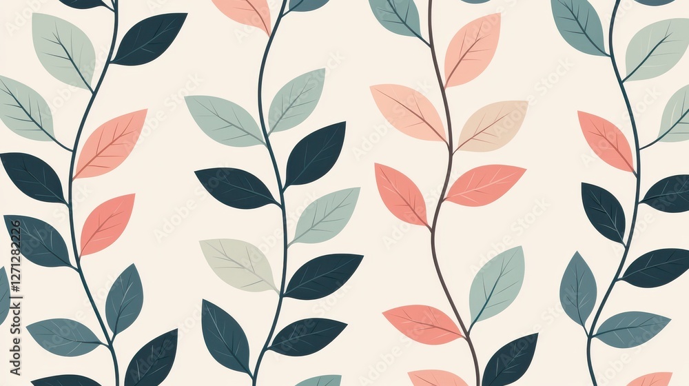 Background pattern leaf concept. Minimalist Geometric Leaf Shapes in Neutral Tones for Elegant Abstract Nature Wallpaper or Print Design Background pattern leaf concept. Minimalist Geometric Leaf Shapes in Neutral Tones for Elegant Abstract Nature Wallpaper or Print Design