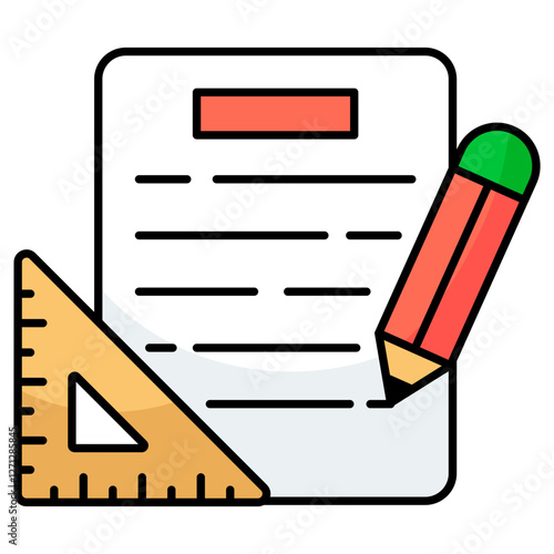 Modern design icon of drafting