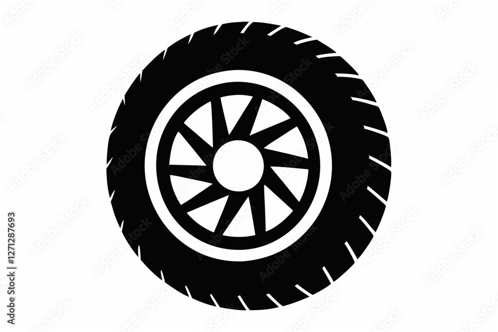 tire silhouette vector tire silhouette vector