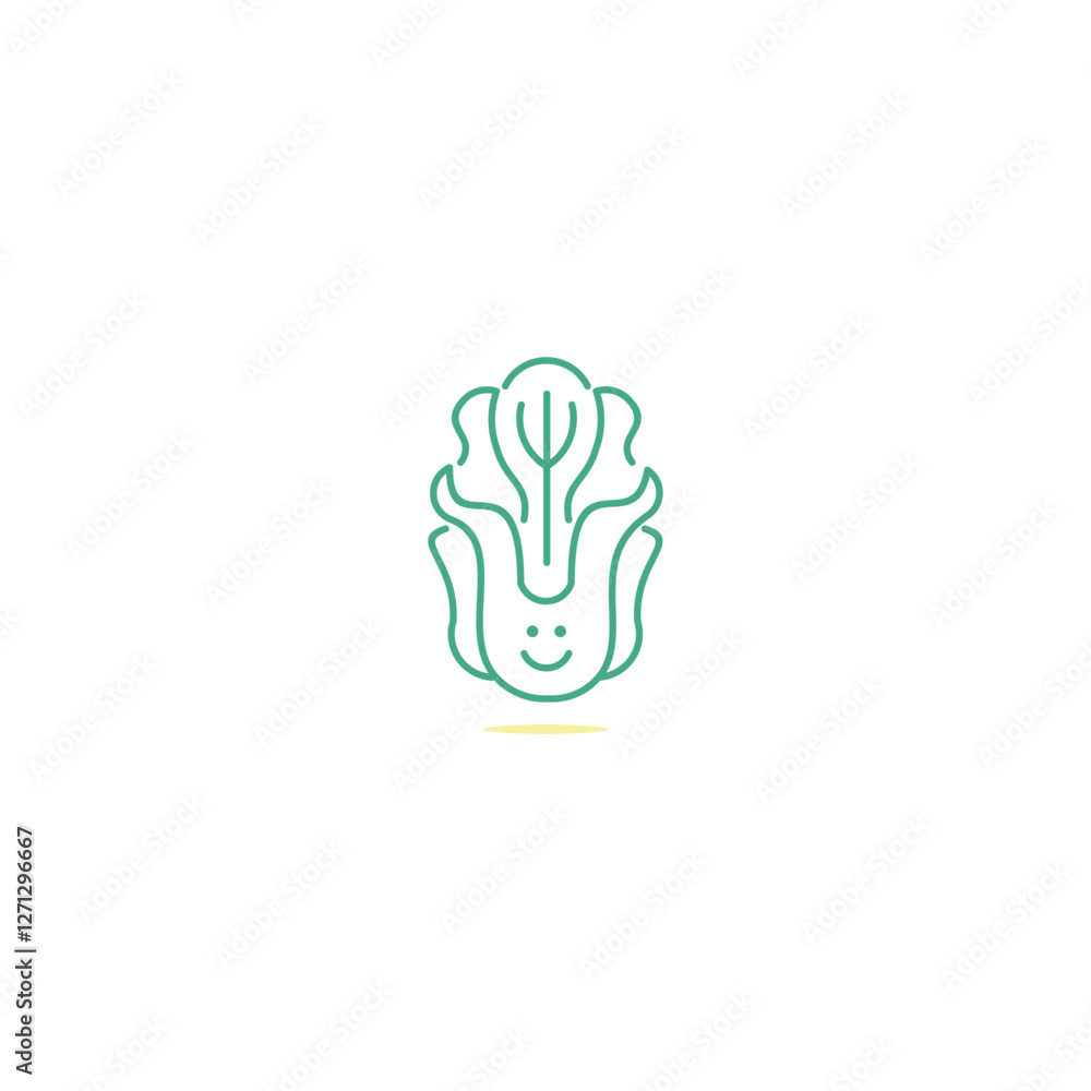 Cute Happy Chinese Cabbage with Black and White Line Art Drawing, Vegetables, Vector Character Illustration, Outline Cartoon Mascot Logo in Isolated White Background. Cute Happy Chinese Cabbage with Black and White Line Art Drawing, Vegetables, Vector Character Illustration, Outline Cartoon Mascot Logo in Isolated White Background.