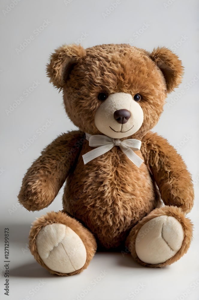 Fototapeta premium charming photograph of a brown teddy bear