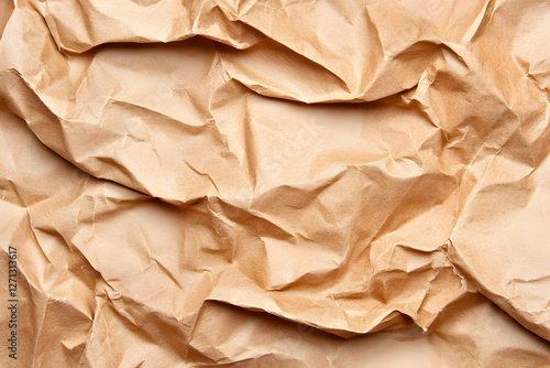 Wallpaper Mural Crumpled brown paper texture background (2) Torontodigital.ca