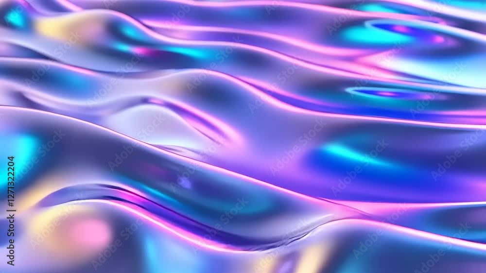 Abstract flowing waves of vibrant purple and blue hues, creating a mesmerizing visual effect Abstract flowing waves of vibrant purple and blue hues, creating a mesmerizing visual effect