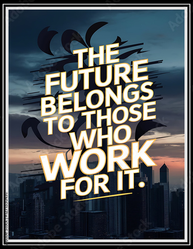 Best Motivational poster design template for success .