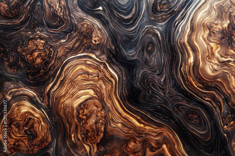 Dramatic wood grain patterns with dark and light contrasts create an abstract and organic looking natural artwork, revealing striking beauty and unique texture. Dramatic wood grain patterns with dark and light contrasts create an abstract and organic looking natural artwork, revealing striking beauty and unique texture.