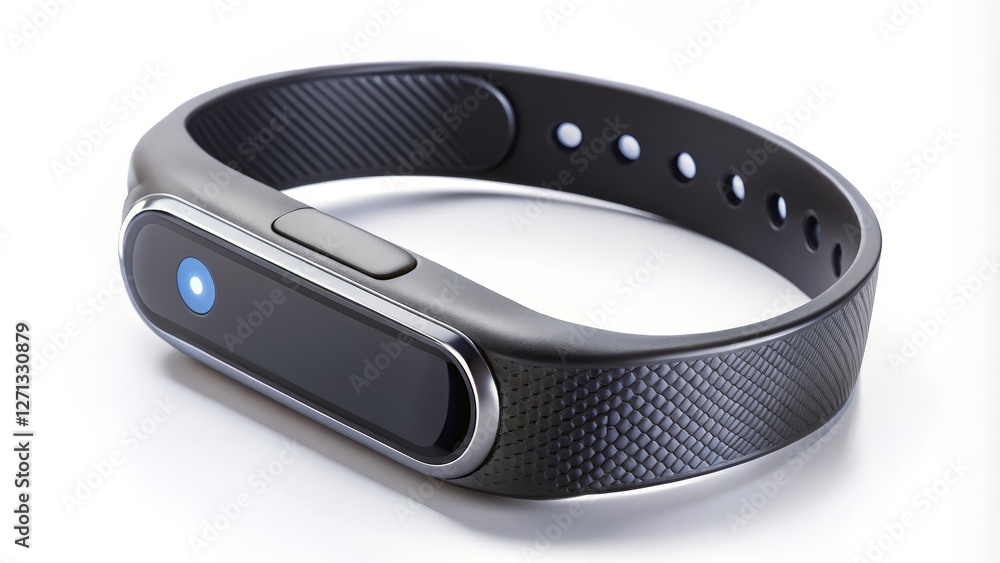 Fitness Tracker on White Background Fitness Tracker on White Background