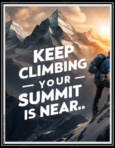 Best Motivational poster design template for success .