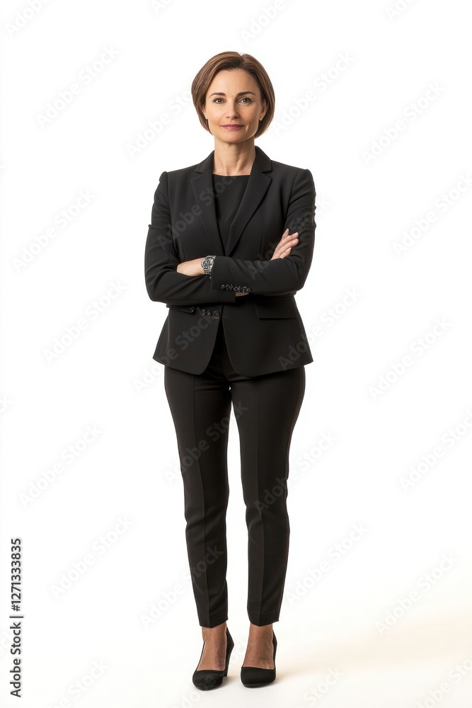 Businesswoman background standing female. Businesswoman background standing female.