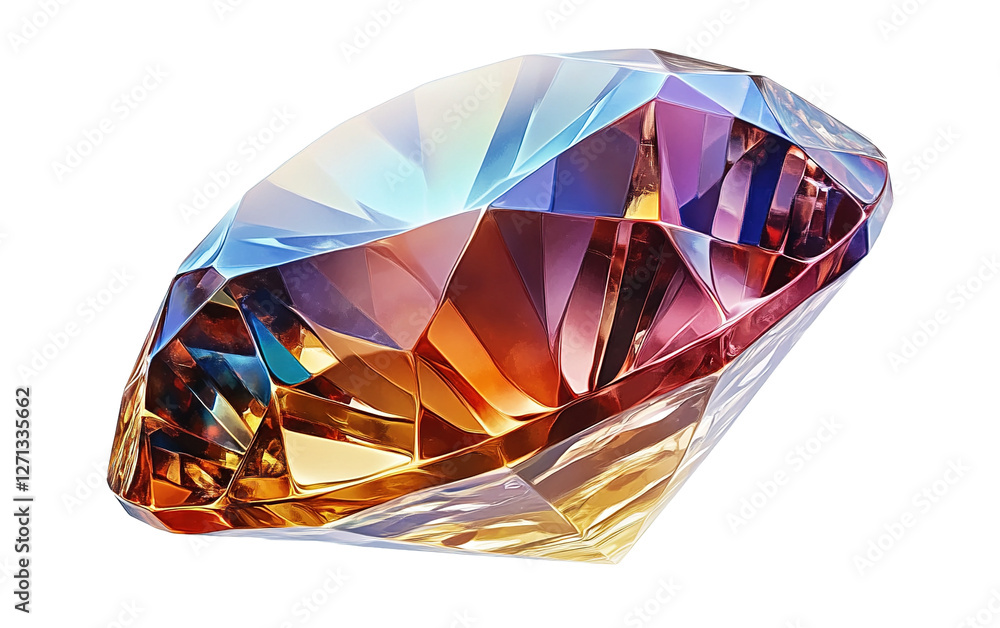 Gemstone jewelry diamond isolated on white or transparent background Gemstone jewelry diamond isolated on white or transparent background