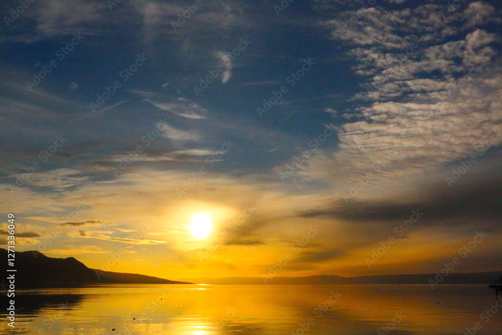 Obraz premium Coucher soleil