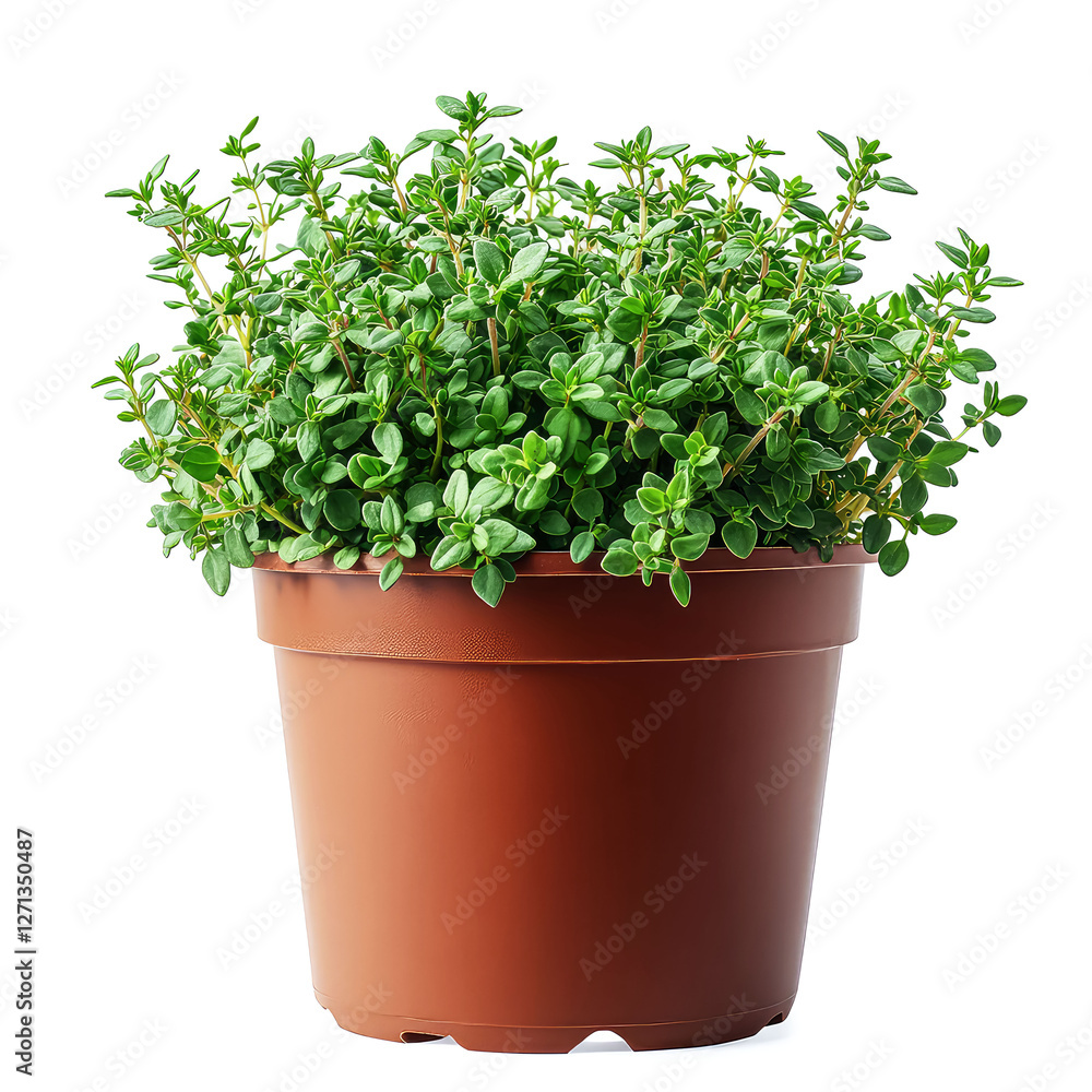 Potted Thyme: A fragrant herb for cooking and gardening Potted Thyme: A fragrant herb for cooking and gardening