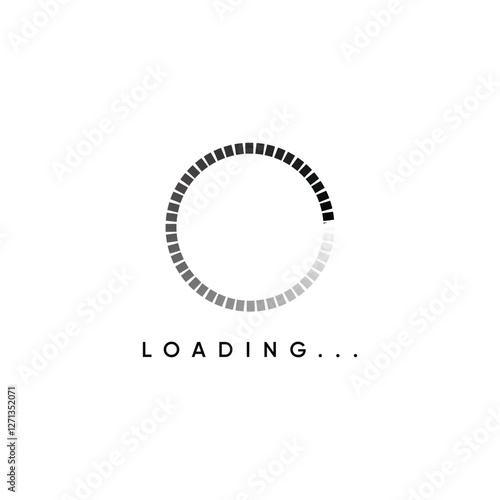 loading icon vector