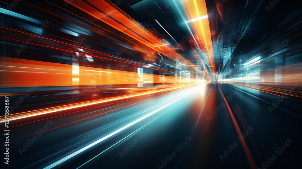 Abstract photography capturing fast digital technology and connectivity Abstract photography capturing fast digital technology and connectivity