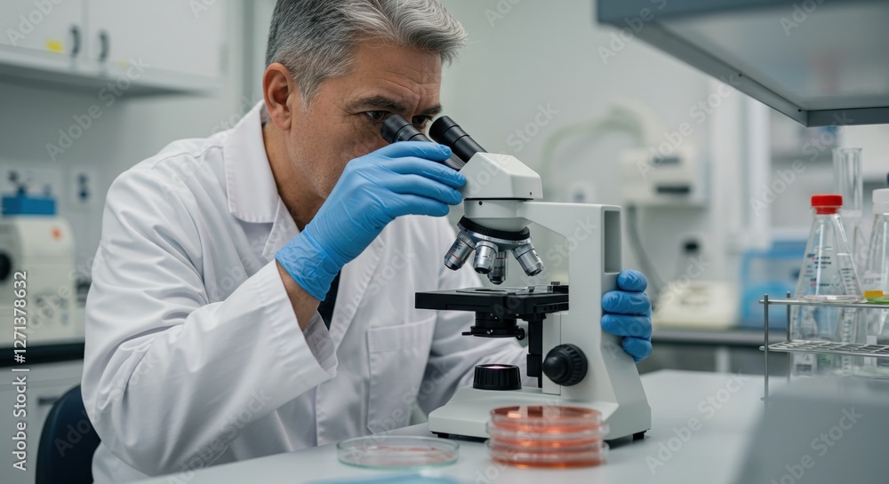 scientist working in laboratory scientist working in laboratory