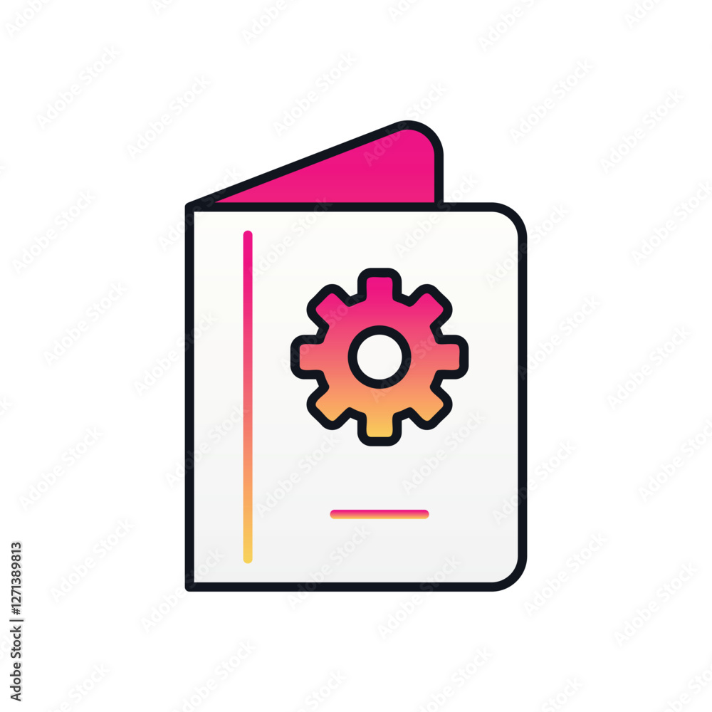 Seo Passport vector icon Seo Passport vector icon