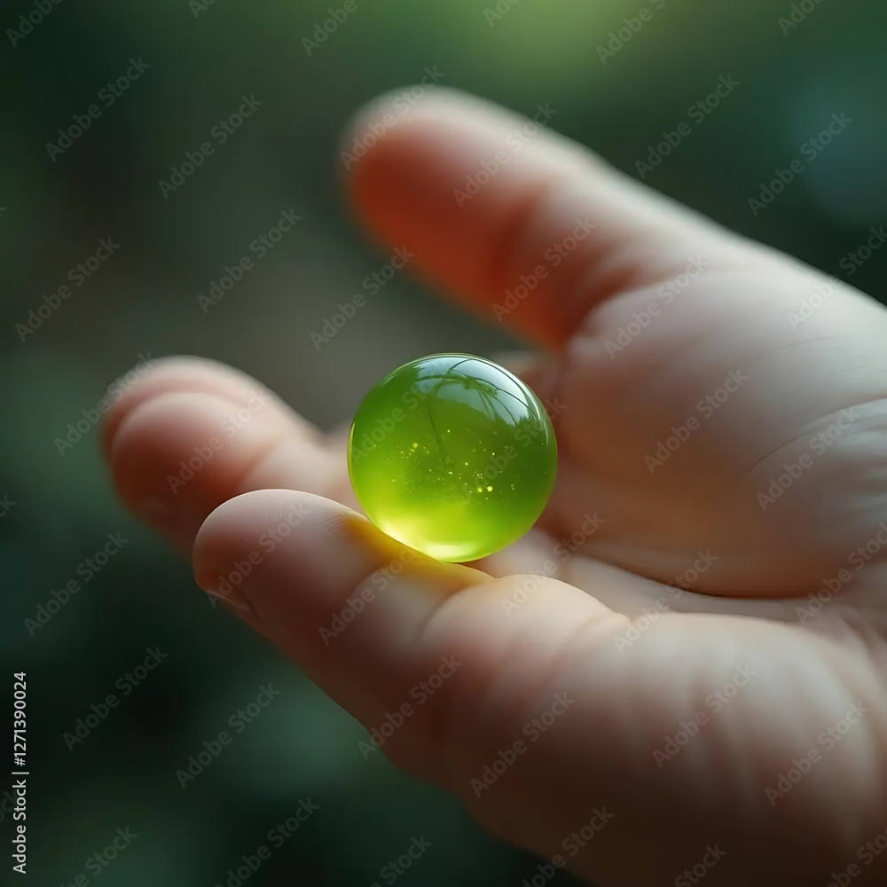 hand holding a green apple hand holding a green apple