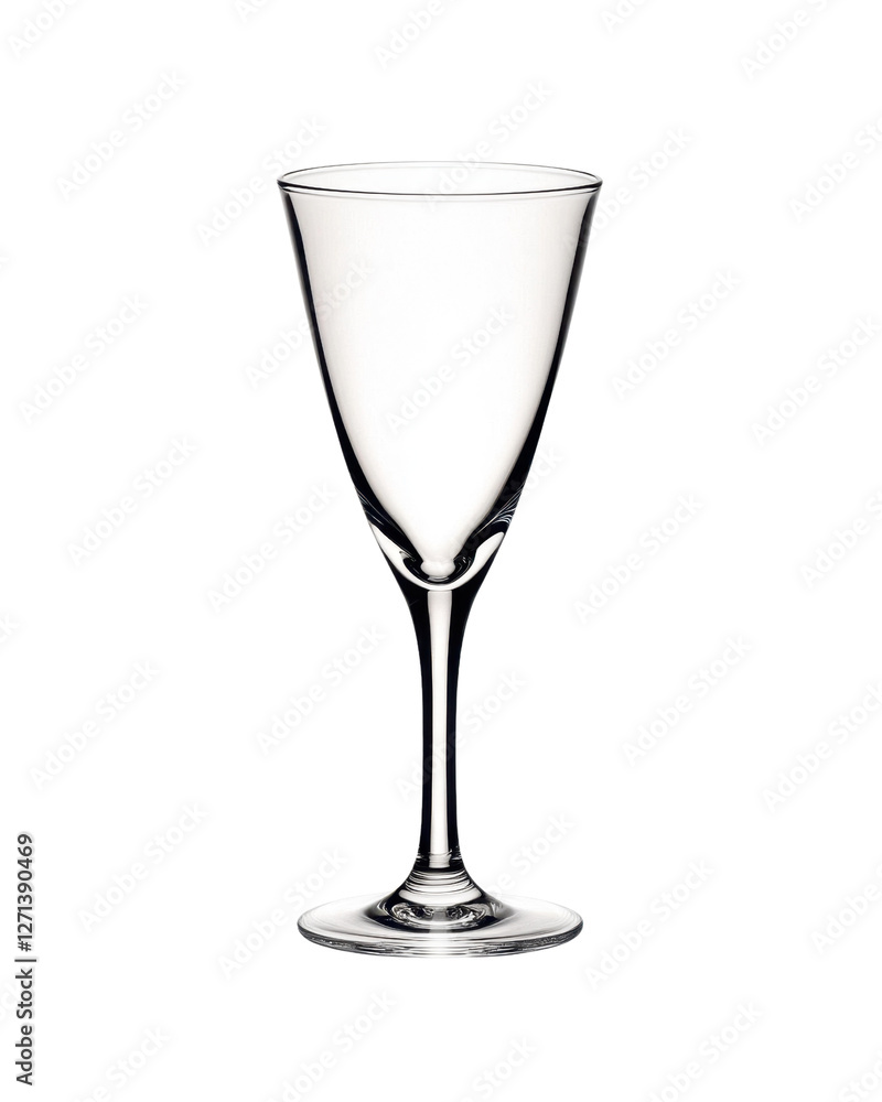 A tall, thin glass with a narrow stem A tall, thin glass with a narrow stem