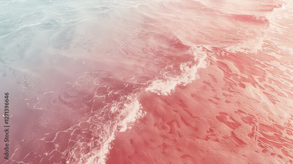 Rose Quartz Waters, Gentle Waves and Ethereal Hues of Tranquility Rose Quartz Waters, Gentle Waves and Ethereal Hues of Tranquility