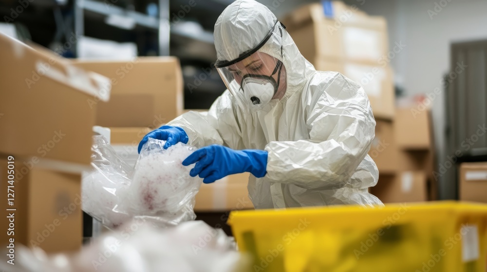 Meticulous Preparation of Hazardous Materials for Secure Packaging Meticulous Preparation of Hazardous Materials for Secure Packaging