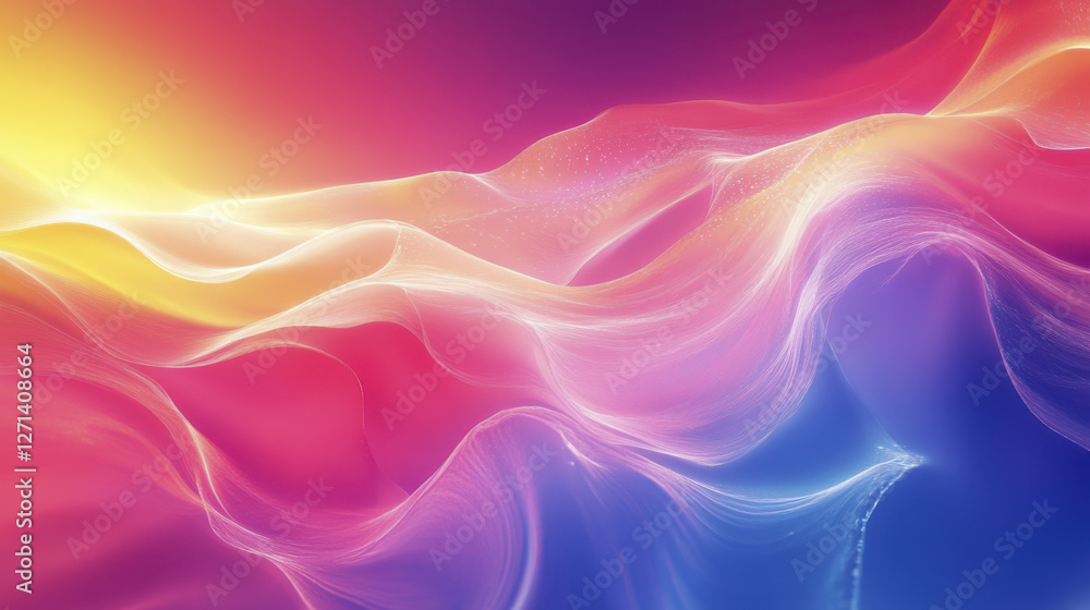 Bold gradient background with fluid energy waves in vibrant colors, creating dynamic and captivating visual experience. interplay of light and color evokes sense of movement and energy Bold gradient background with fluid energy waves in vibrant colors, creating dynamic and captivating visual experience. interplay of light and color evokes sense of movement and energy