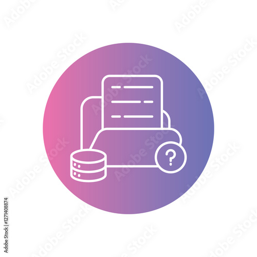 Data Anonymization icons vector stock illustration