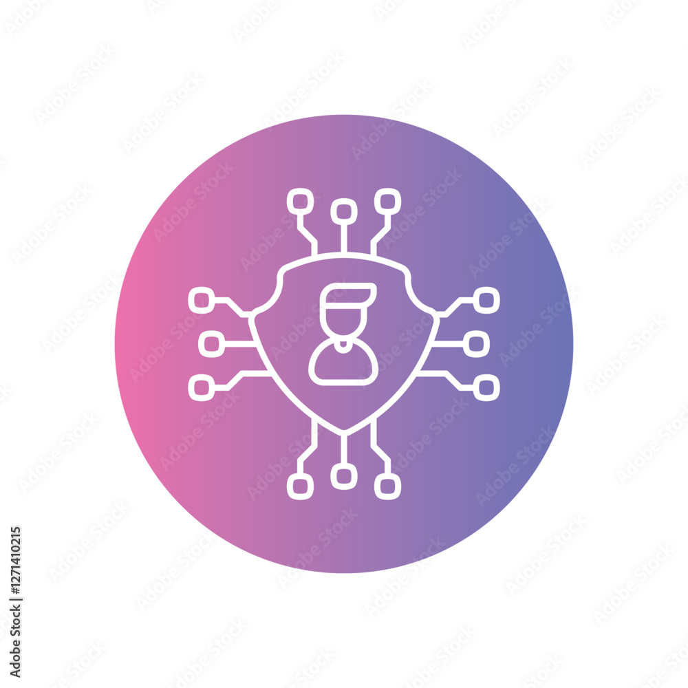 Ai Safety Measures icons vector stock illustration