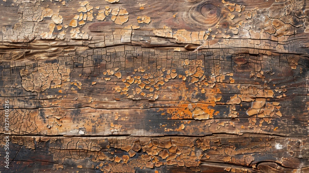 A detailed view of an old wooden surface with cracks, captured from above, showcasing a beautiful wood texture background A detailed view of an old wooden surface with cracks, captured from above, showcasing a beautiful wood texture background
