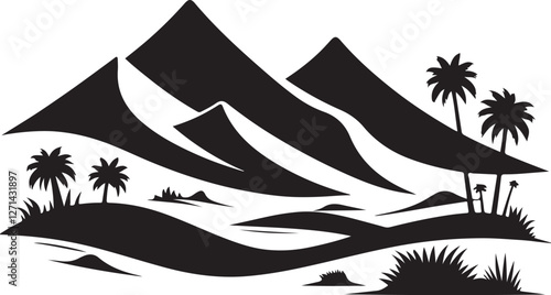 hell silhouette victor design isolated on the white background.