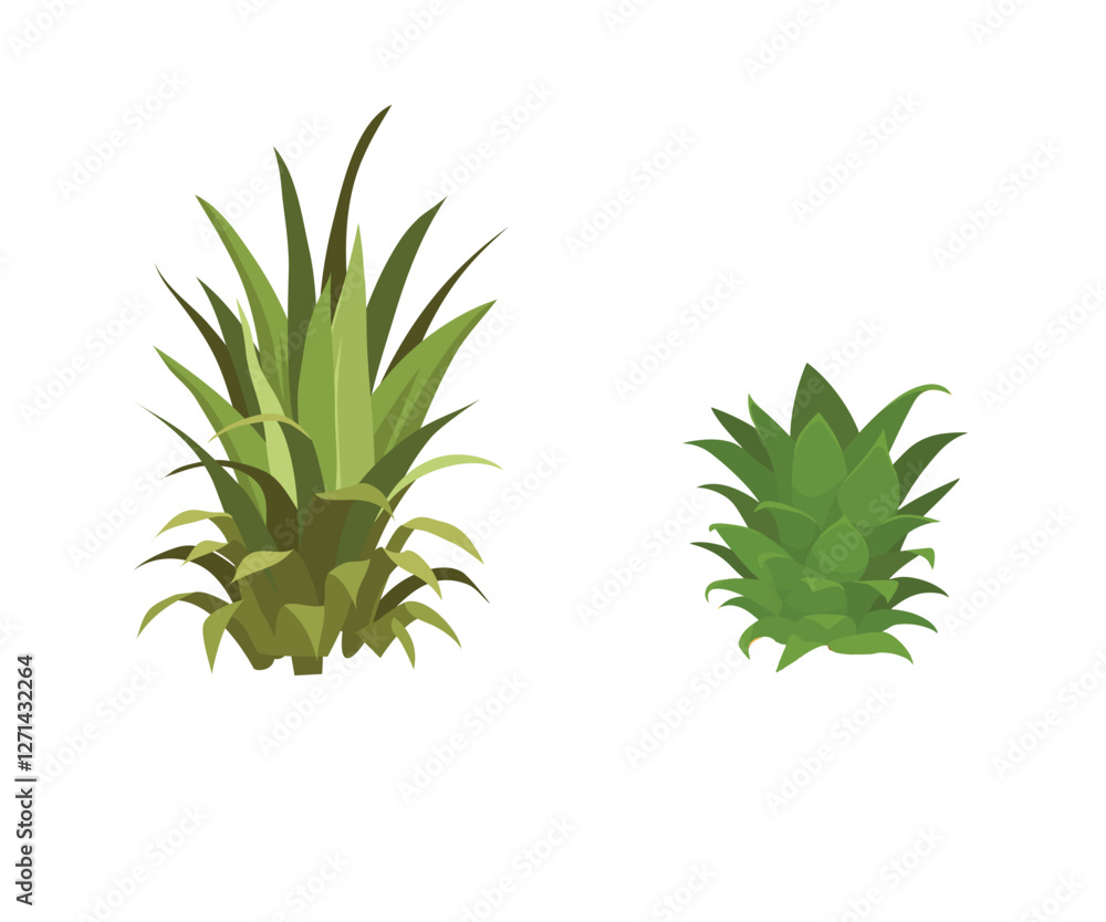 Bunch of tall green grass stock illustration Bunch of tall green grass stock illustration