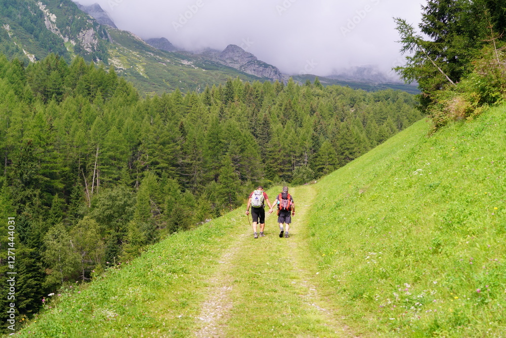 Valle Aurina or Ahrntal located in in northern Italy Valle Aurina or Ahrntal located in in northern Italy