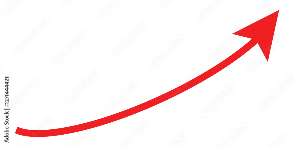 long curve arrow vector icon illustration. eps 10 long curve arrow vector icon illustration. eps 10
