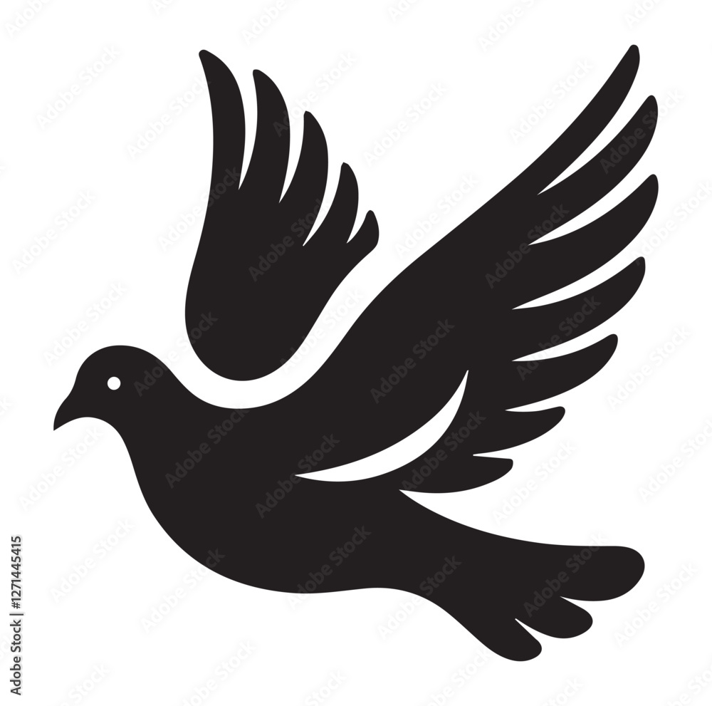 Obraz premium Black dove