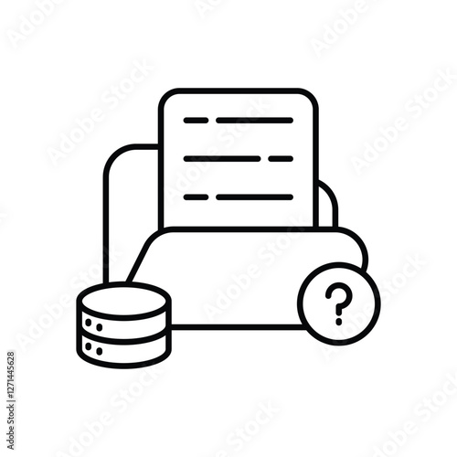 Data Anonymization icons vector stock illustration