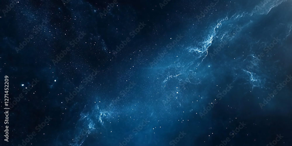 Obraz premium Cosmic Nebula Stellar Dust and Gas Clouds