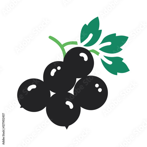 blackcurrant icon design