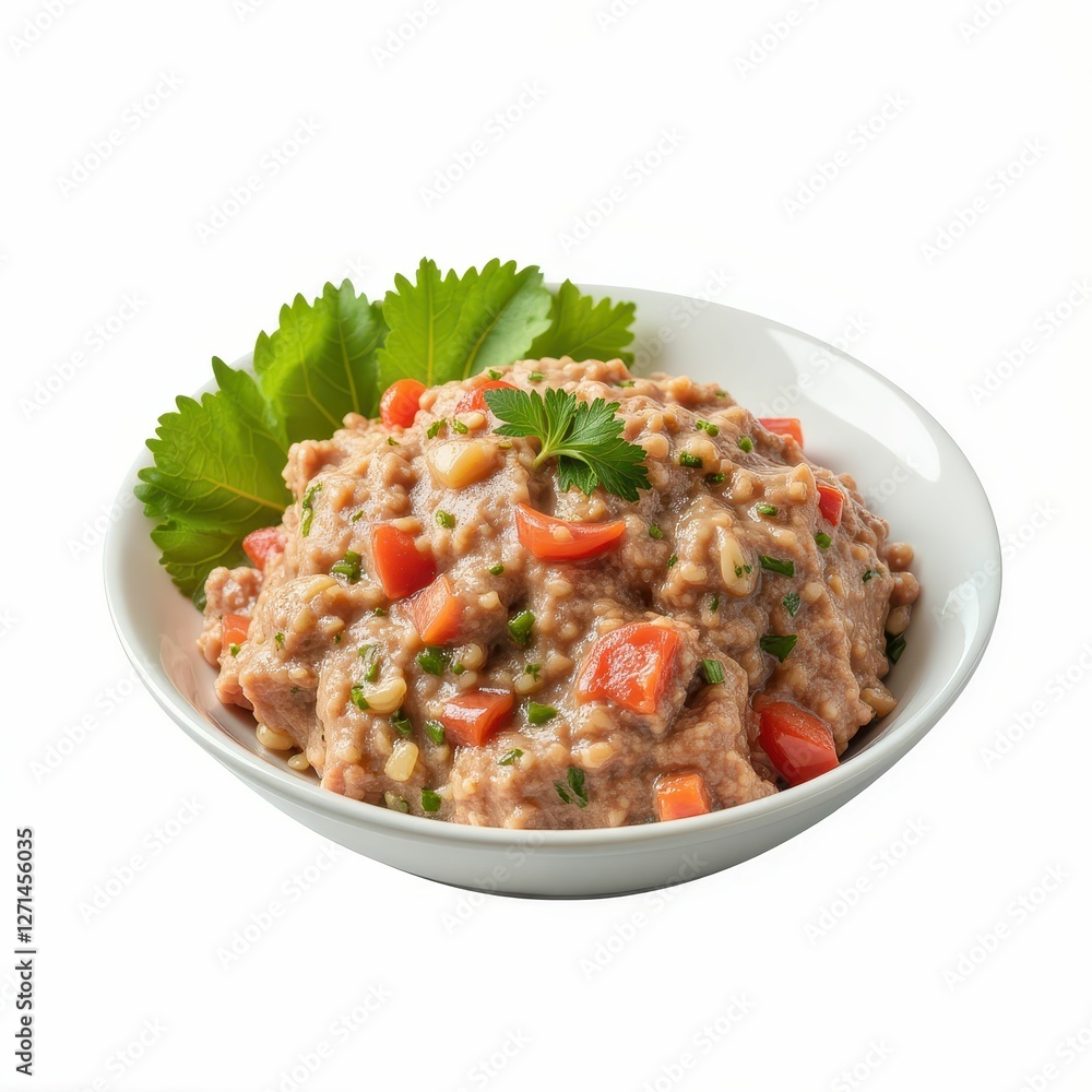 Bowl Full of Nutritious and Delicious Wheat Berry Salad with Green Leafy Garnish Bowl Full of Nutritious and Delicious Wheat Berry Salad with Green Leafy Garnish