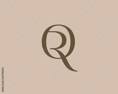 RO or OR letter logo icon design. Classic style luxury initials monogram.