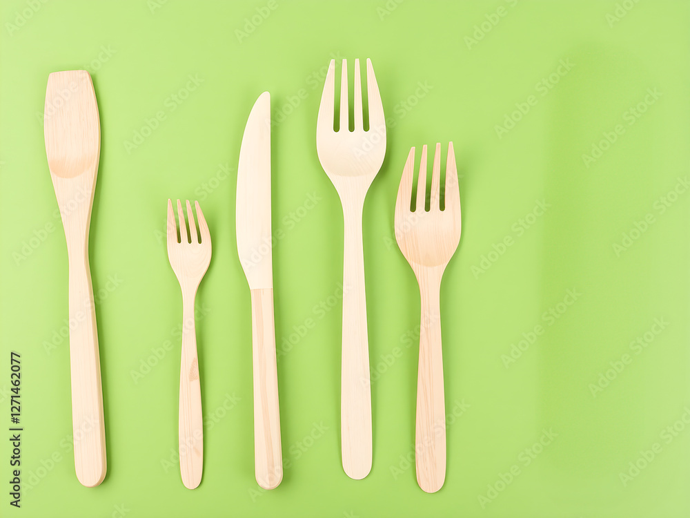 Shiny silver cutlery set, including a fork, spoon, and knife, are isolated on a white table, ready for a meal Shiny silver cutlery set, including a fork, spoon, and knife, are isolated on a white table, ready for a meal