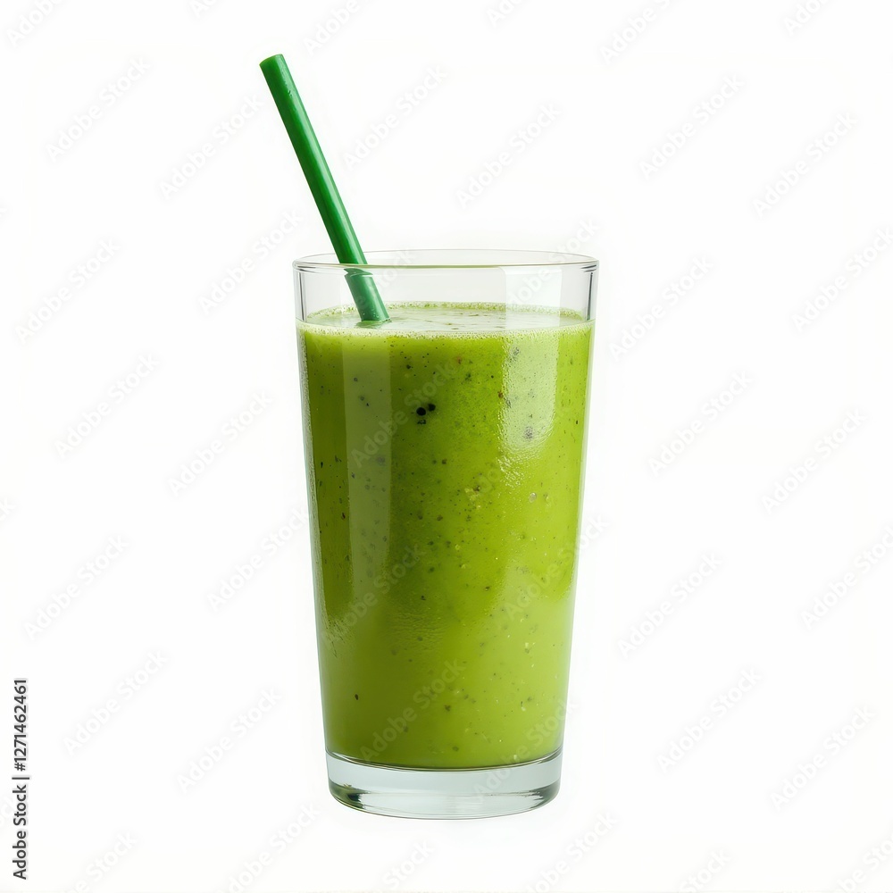 Green Smoothie in Glass with Straw Refreshing Drink Healthy Beverage Nutrition Wellness and Detox Cleanse Green Smoothie in Glass with Straw Refreshing Drink Healthy Beverage Nutrition Wellness and Detox Cleanse