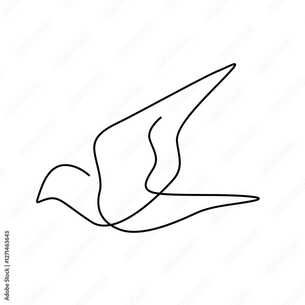 Fototapeta premium logo bird