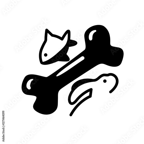 dog petshop logo icon