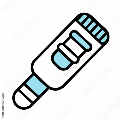Positive pregnancy test icon outline vector  illustration (1)