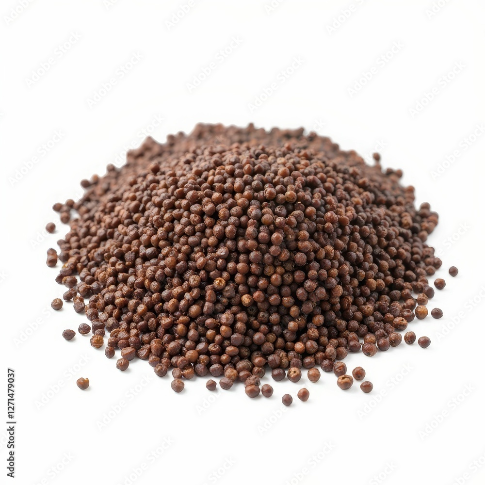 Pile of Tiny Spherical Seeds or Pellets Macro Shot on a White Background 92 Characters Pile of Tiny Spherical Seeds or Pellets Macro Shot on a White Background 92 Characters
