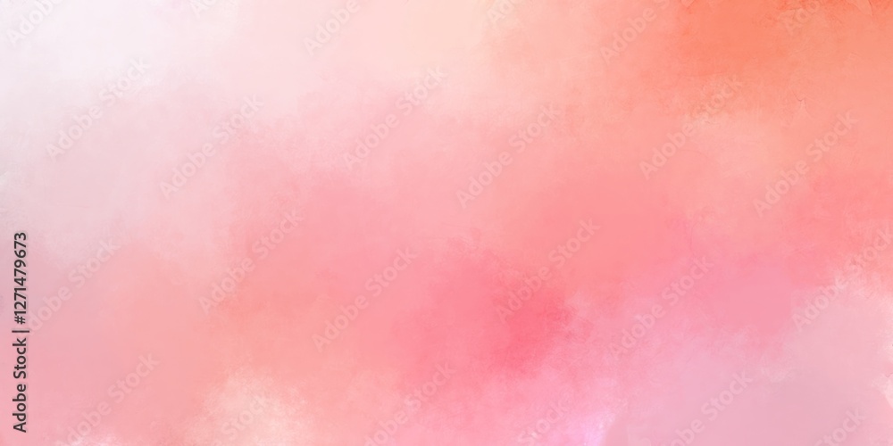 Fototapeta premium Soft Abstract Gradient Background in Warm Pink and Orange Tones