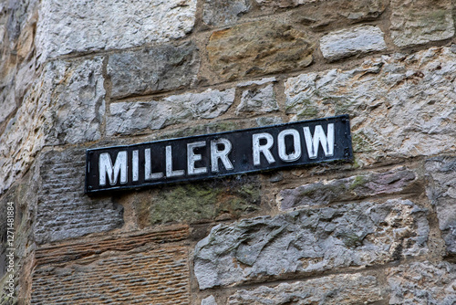 Miller Row in Dean Village, Edinburgh photo