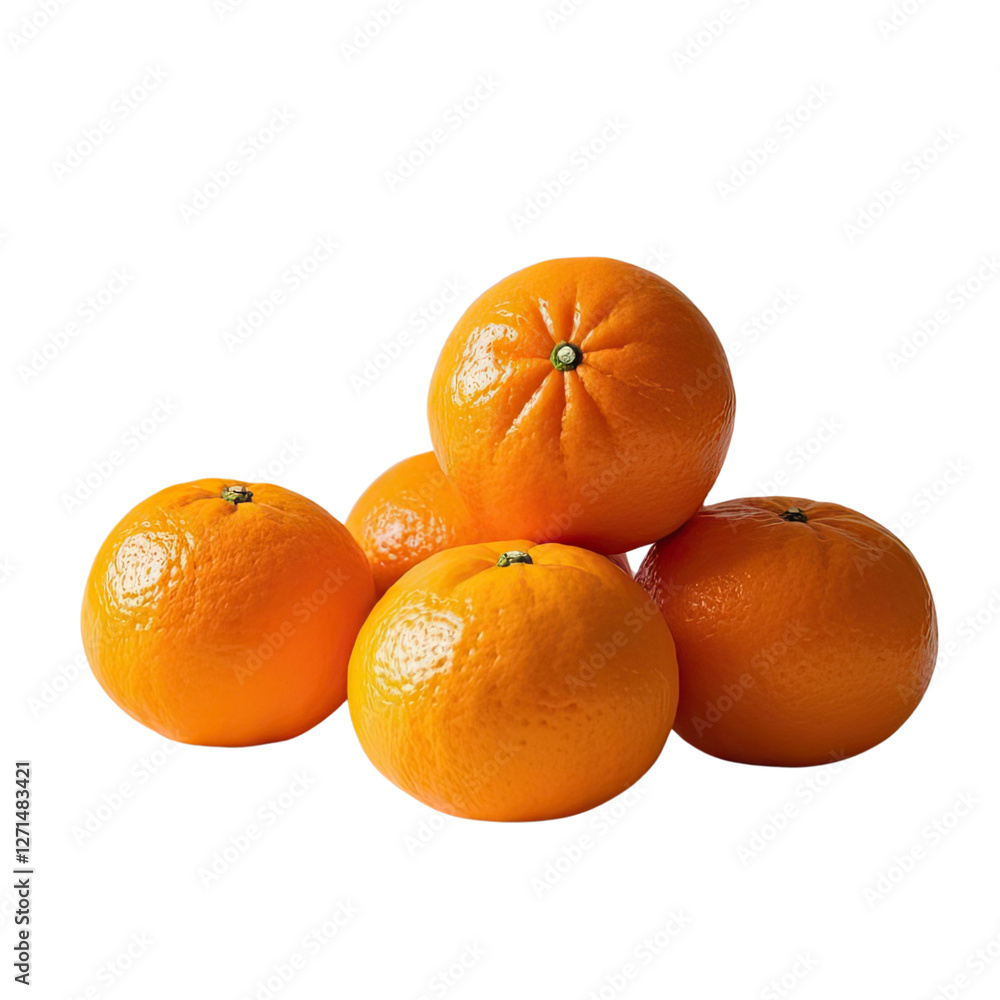 Fresh Orange Isolated On Transparent Background, Generative AI Fresh Orange Isolated On Transparent Background, Generative AI