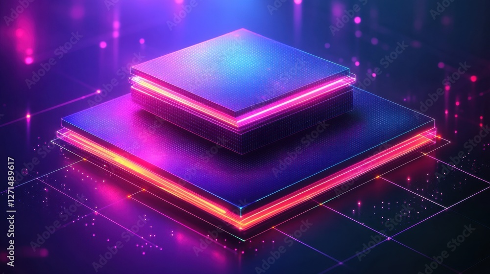 Neon Glow Futuristic Technology Abstract Digital Art Cyberpunk Innovation Neon Glow Futuristic Technology Abstract Digital Art Cyberpunk Innovation