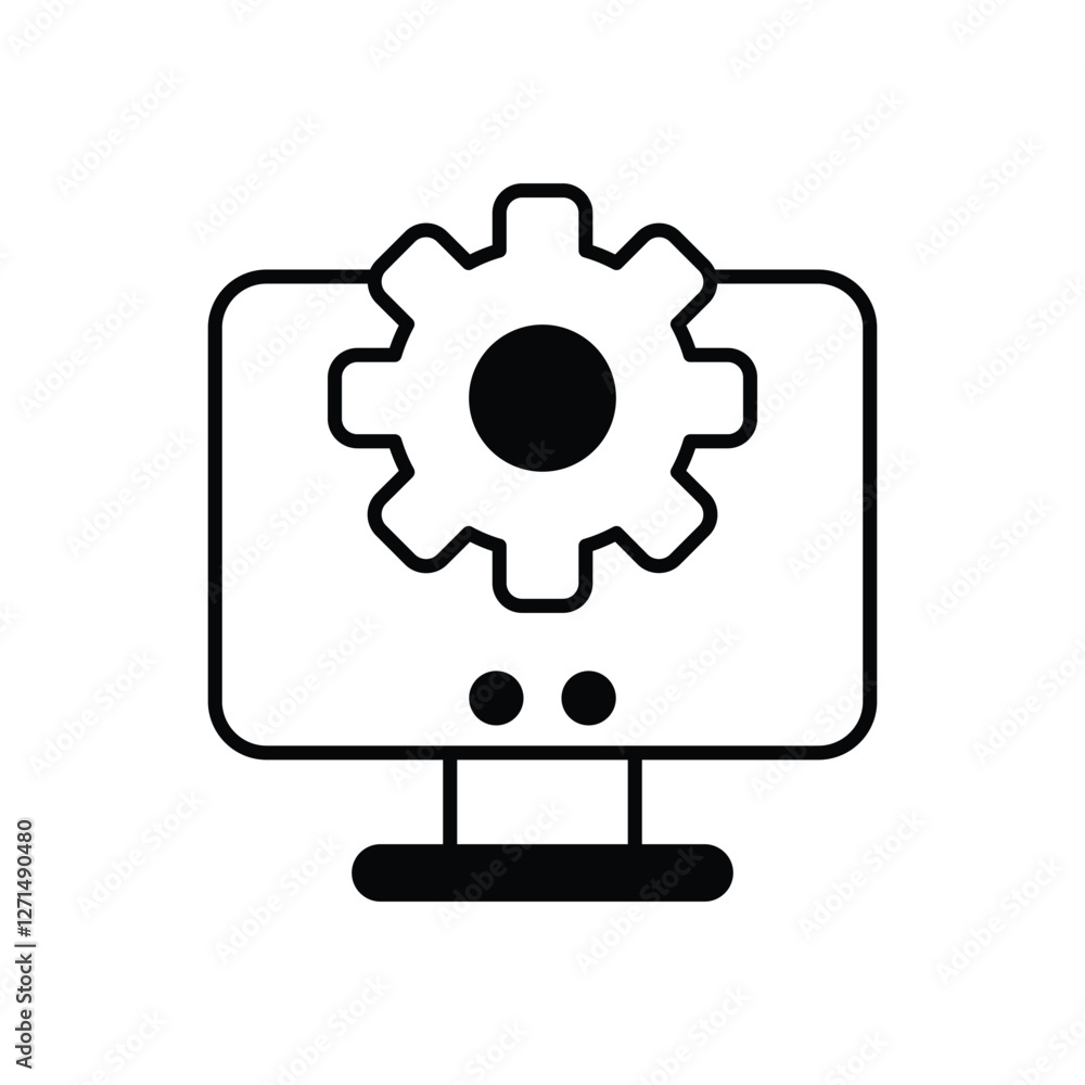 Seo Presentation vector icon Seo Presentation vector icon