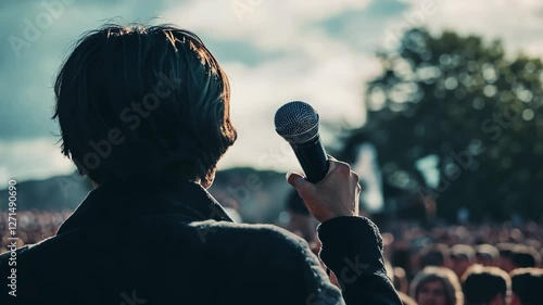 Town Hall Meeting, Passionate Debate Among Community Members on Current Political Issues